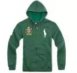 hoodie ralph lauren polo veste mode hiver zip royale vert,sweat capuche ralph lauren big pony